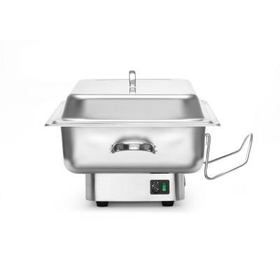 Elektrický ohřívač pokrmů Pollina, HENDI, Profi Line, 9L, Stříbrná, 230V/900W, 587x440x(H)273mm | 204900